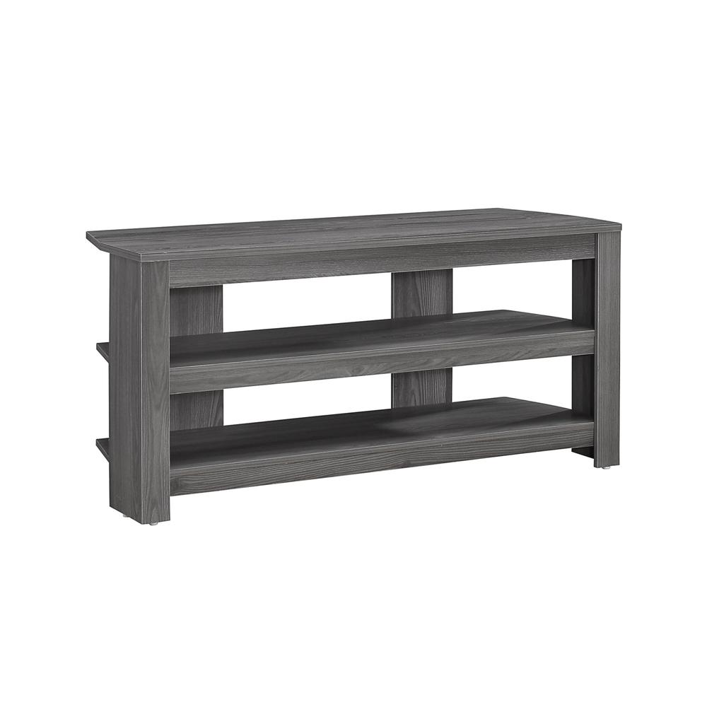 Tv Stand, 42 Inch, Console, Media Entertainment Center, Storage Shelves. Picture 1