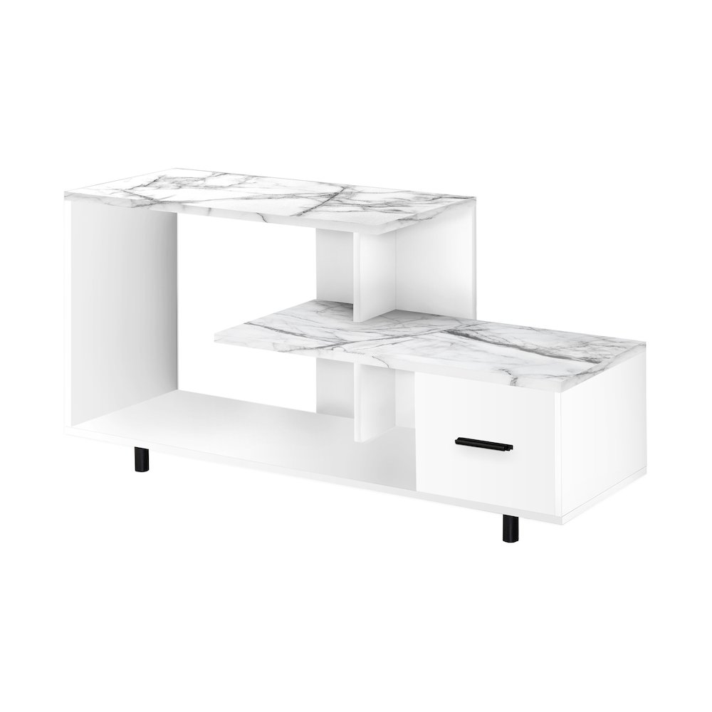 Tv Stand, 48 Inch, Console, Media Entertainment Center, Storage Drawer. Picture 1