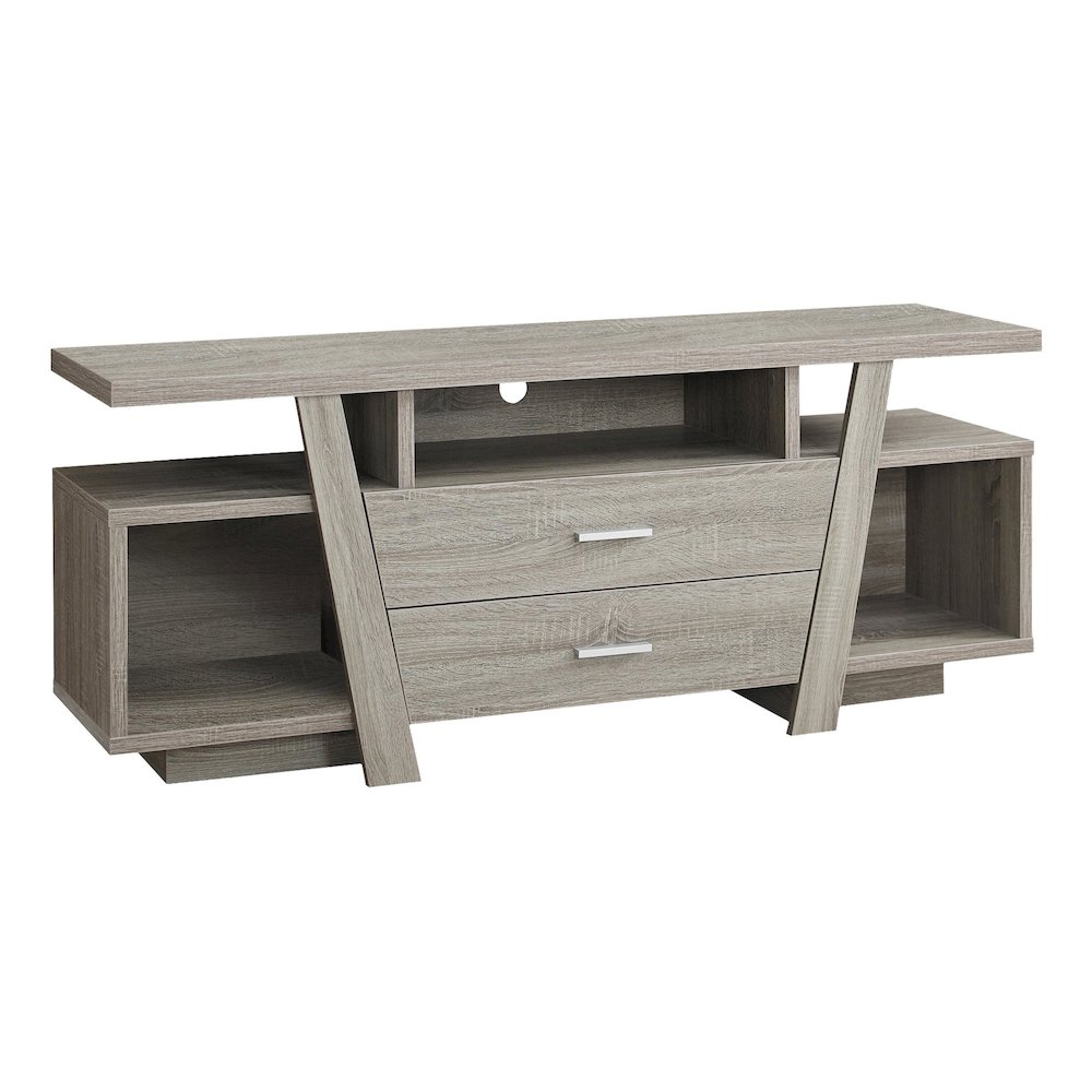 Tv Stand, 60 Inch, Console, Media Entertainment Center, Storage Drawers. Picture 1