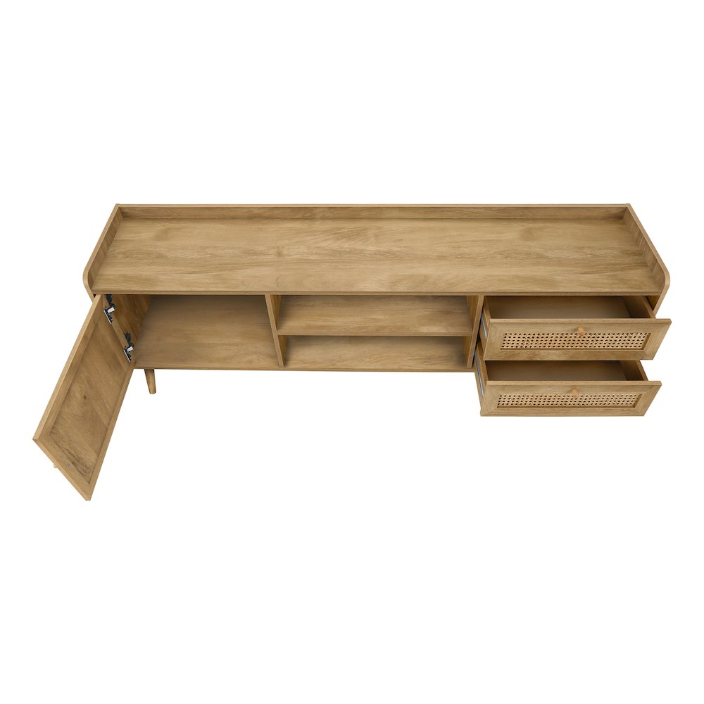 Tv Stand, 72 Inch, Console, Media Entertainment Center, Storage Cabinet. Picture 5