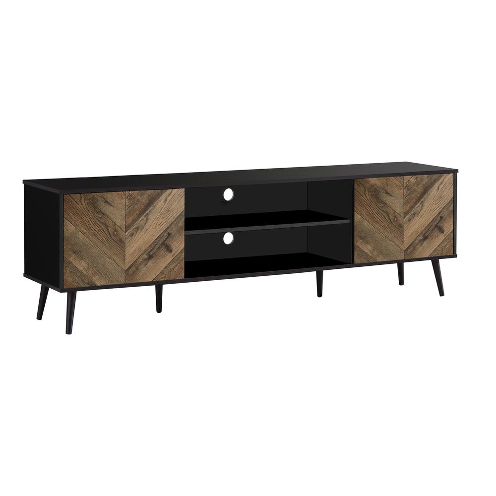 Tv Stand, 72 Inch, Console, Media Entertainment Center, Storage Cabinet. Picture 1