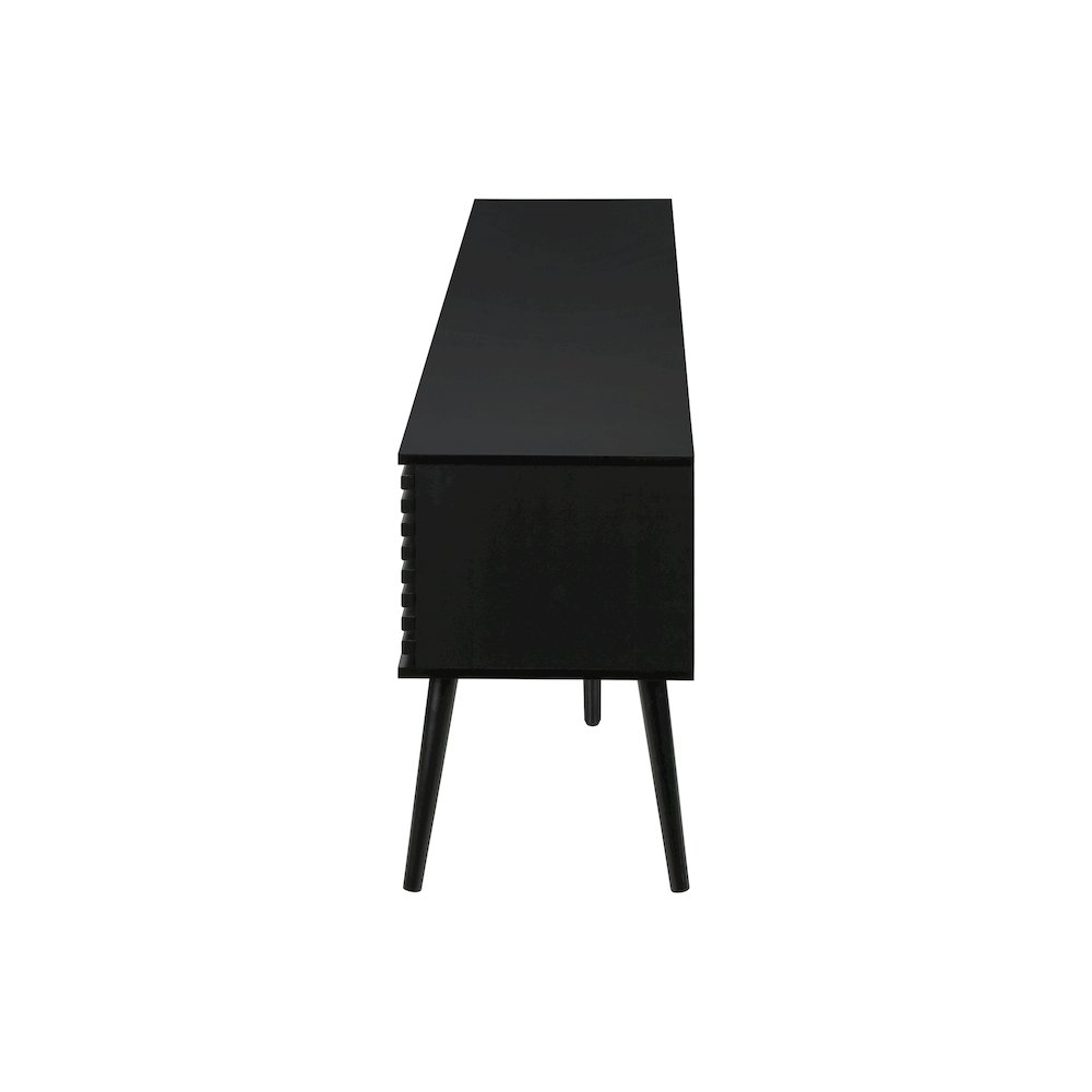 Contemporary Tv Stand in Black color. Picture 6