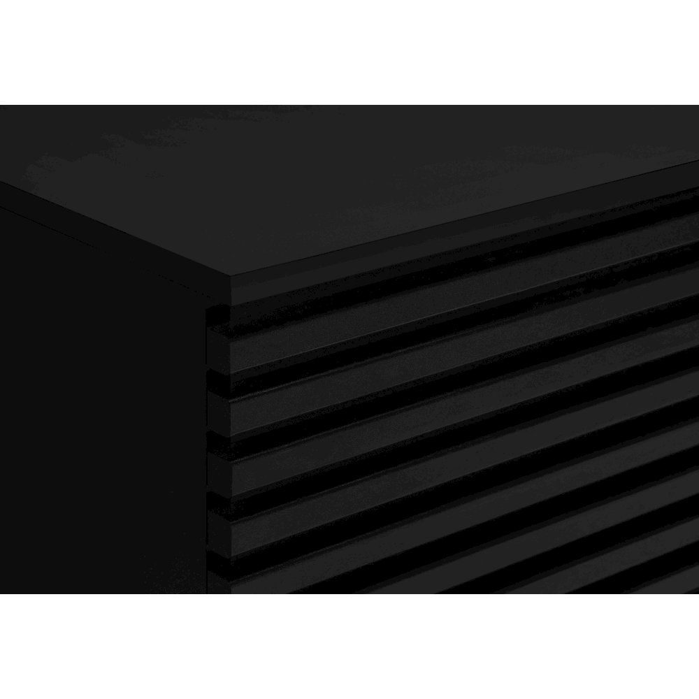 Contemporary Tv Stand in Black color. Picture 9