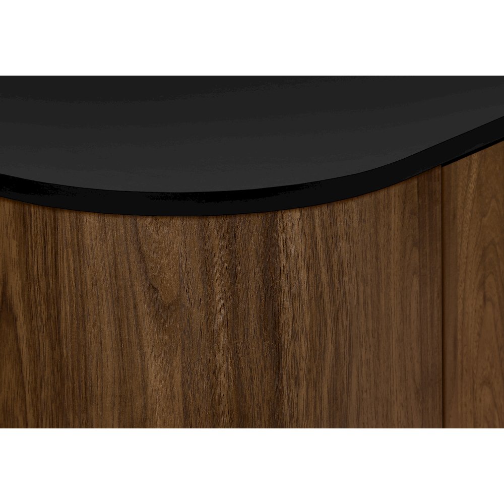 Contemporary Tv Stand in Black,Brown color. Picture 6