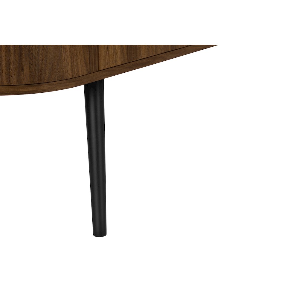 Contemporary Tv Stand in Black,Brown color. Picture 8
