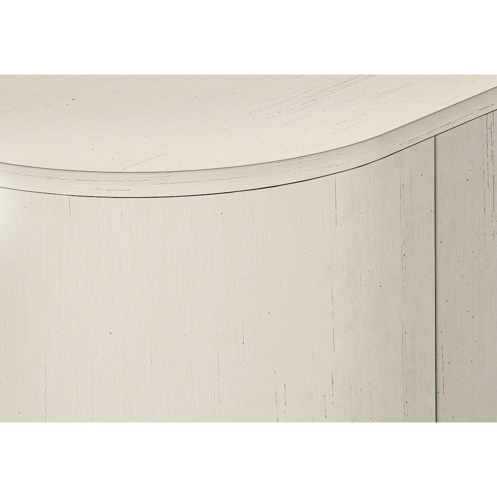 Contemporary Tv Stand in White color. Picture 6