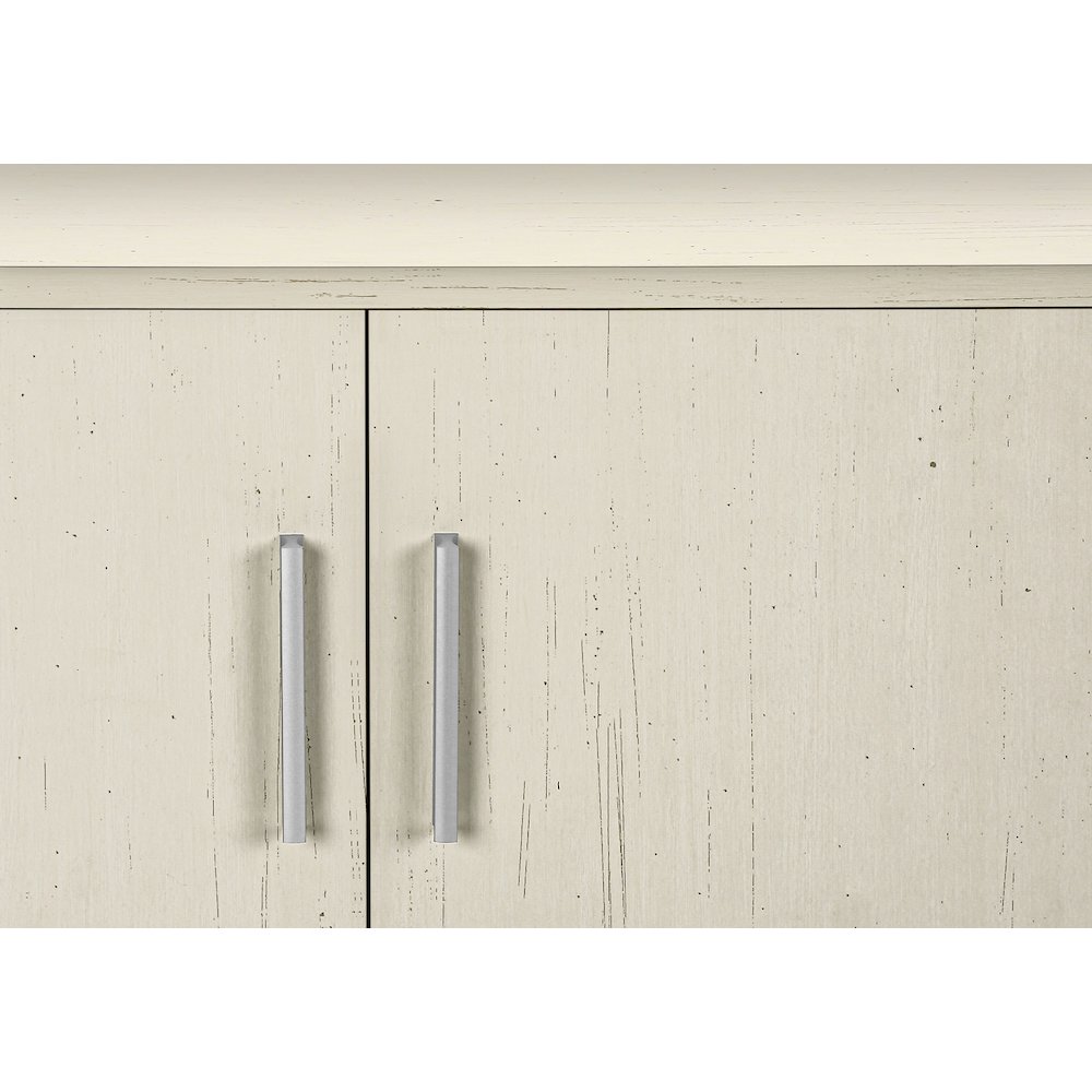 Contemporary Tv Stand in White color. Picture 7