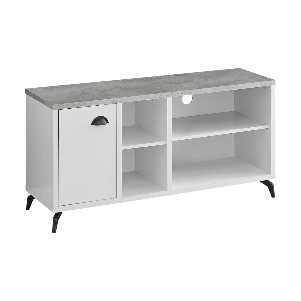 Tv Stand, 48 Inch, Console, Media Entertainment Center, Storage Cabinet. Picture 1