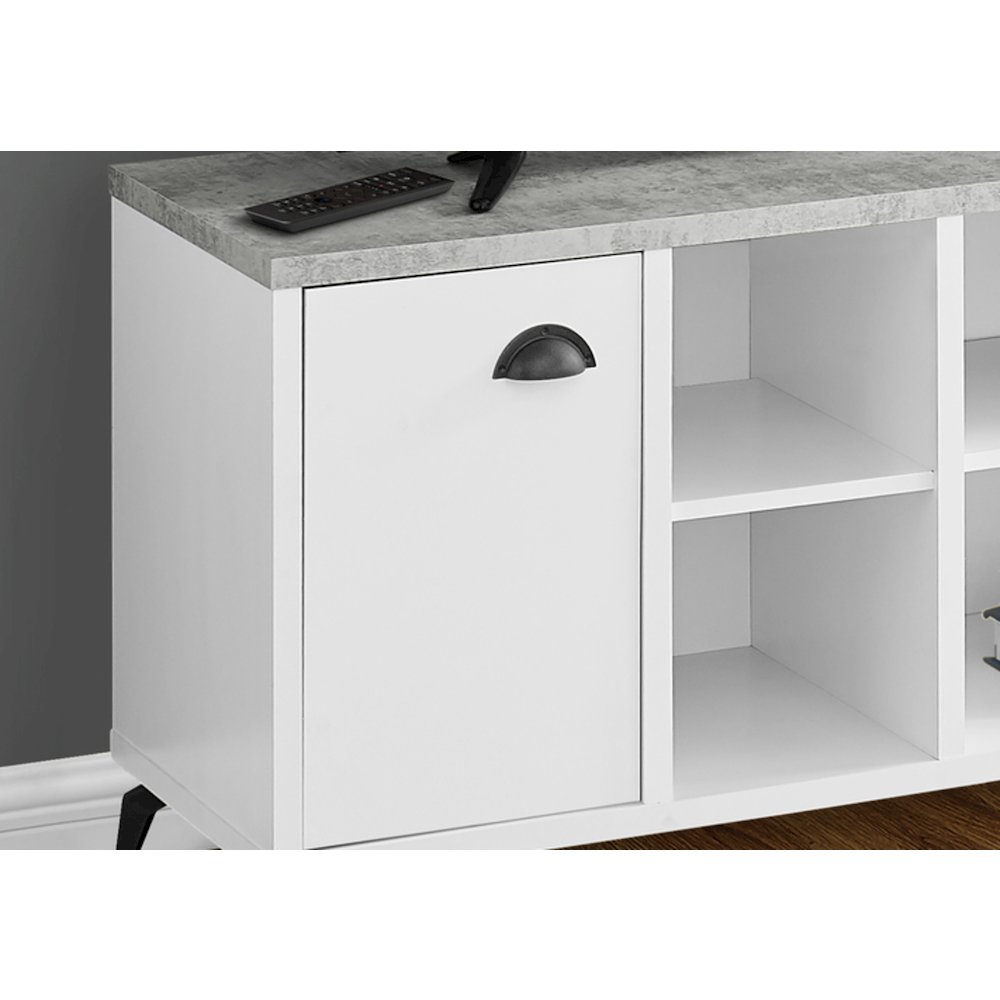 Tv Stand, 48 Inch, Console, Media Entertainment Center, Storage Cabinet. Picture 3