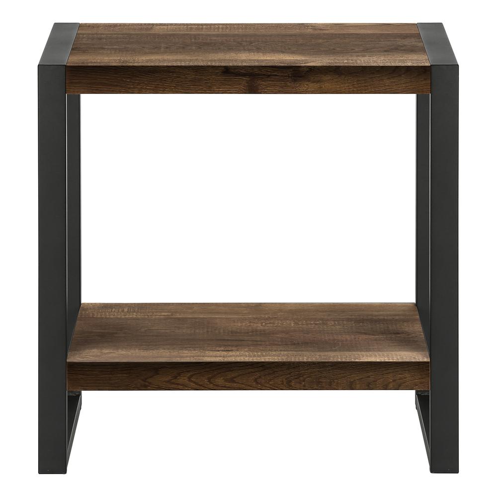 Accent Table, Side, End, Nightstand, Lamp, Living Room, Bedroom, Brown Laminate. Picture 4