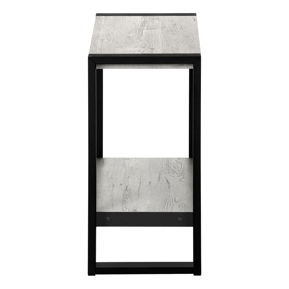 Accent Table, Side, End, Nightstand, Lamp, Living Room, Bedroom, Grey Laminate. Picture 3