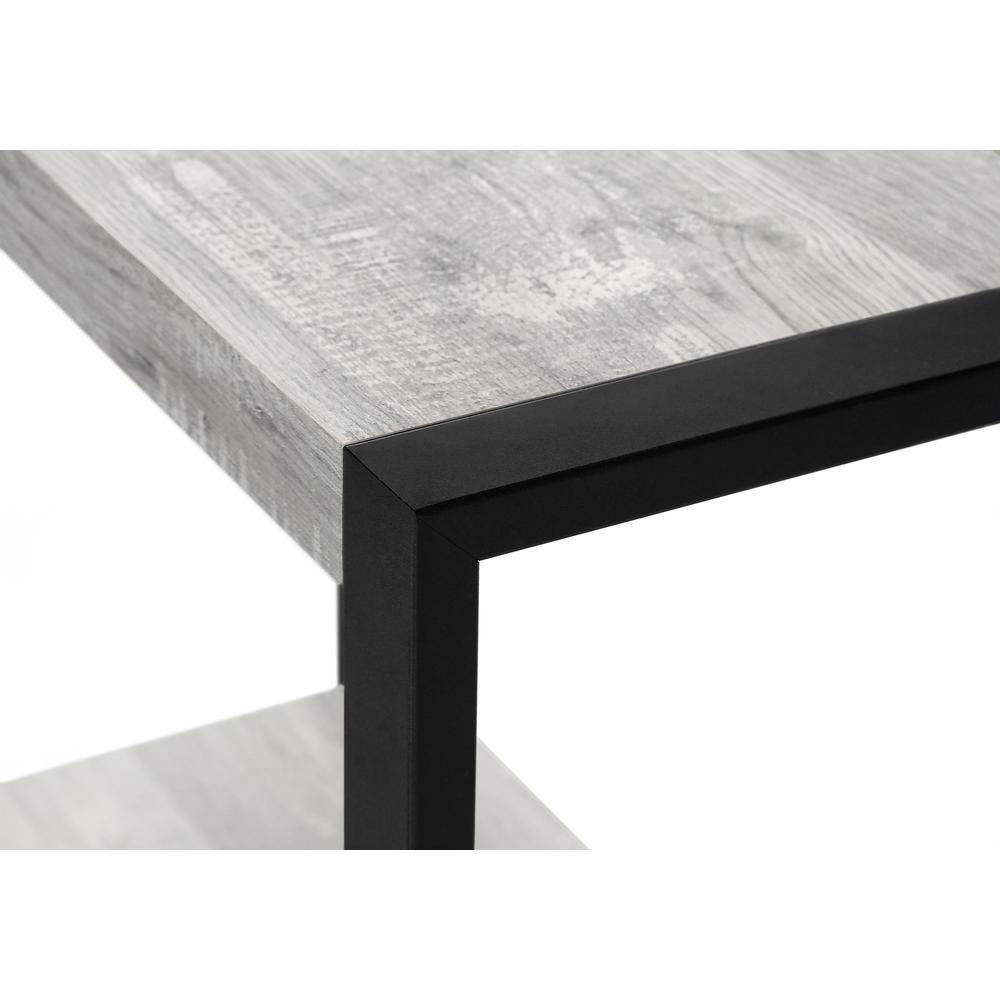 Accent Table, Side, End, Nightstand, Lamp, Living Room, Bedroom, Grey Laminate. Picture 6