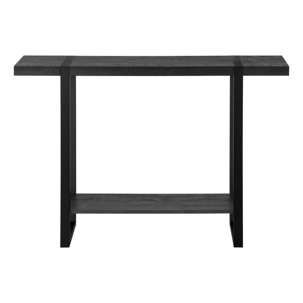 Accent Table, Console, Entryway, Narrow, Sofa, Living Room, Bedroom, Black. Picture 2