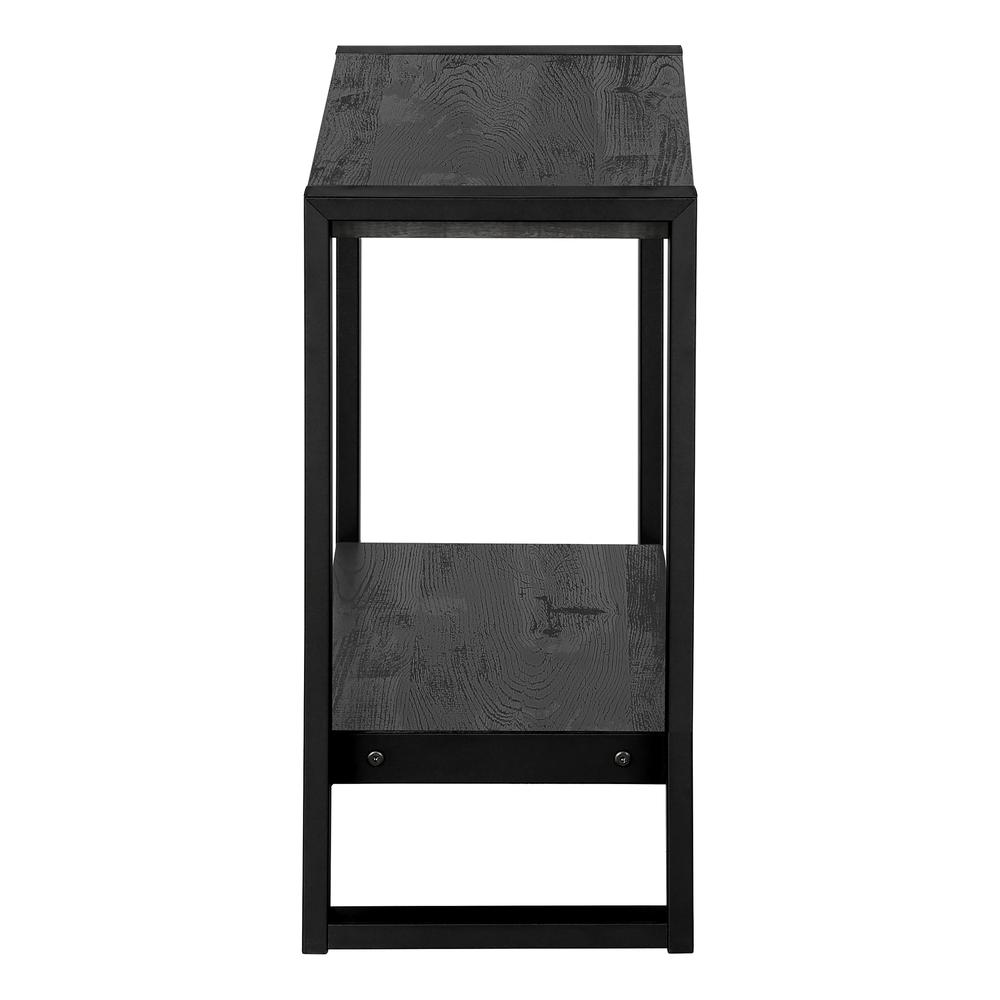 Accent Table, Side, End, Nightstand, Lamp, Living Room, Bedroom, Black Laminate. Picture 3