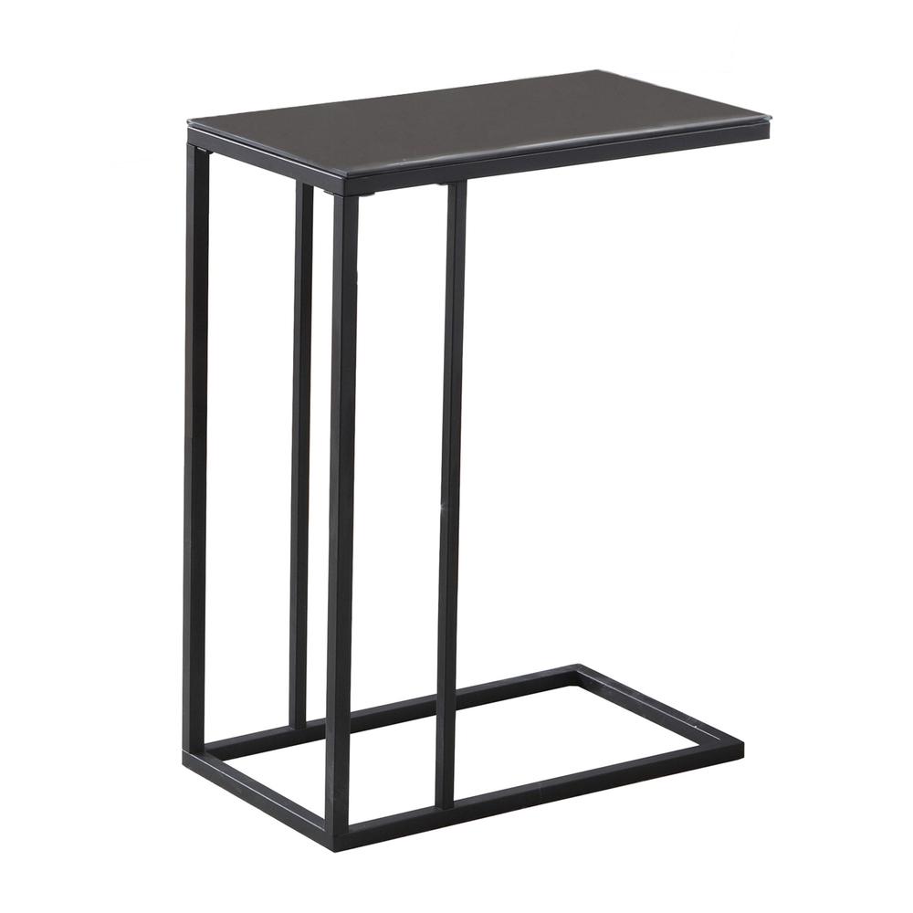 Accent Table, C-shaped, End, Side, Snack, Living Room, Bedroom. Picture 1