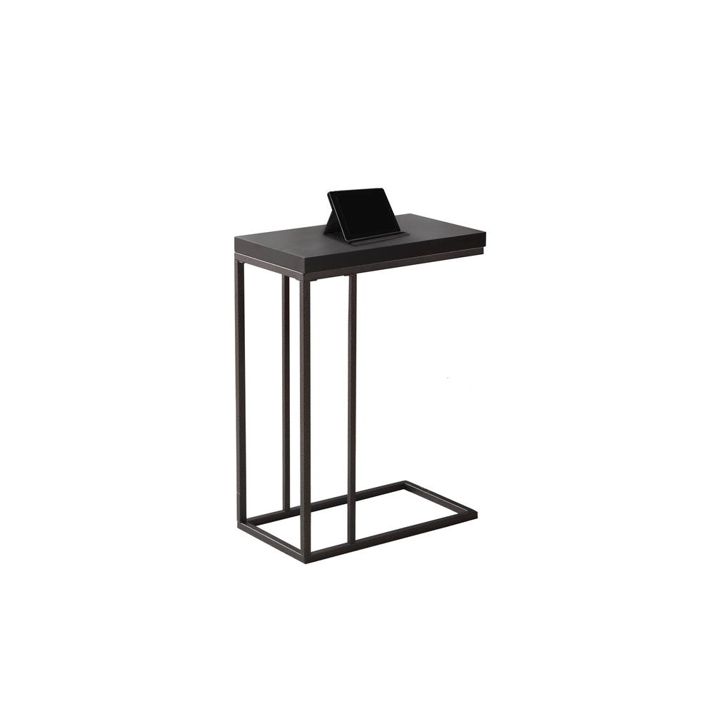 Accent Table, C-shaped, End, Side, Snack, Living Room, Bedroom. Picture 1