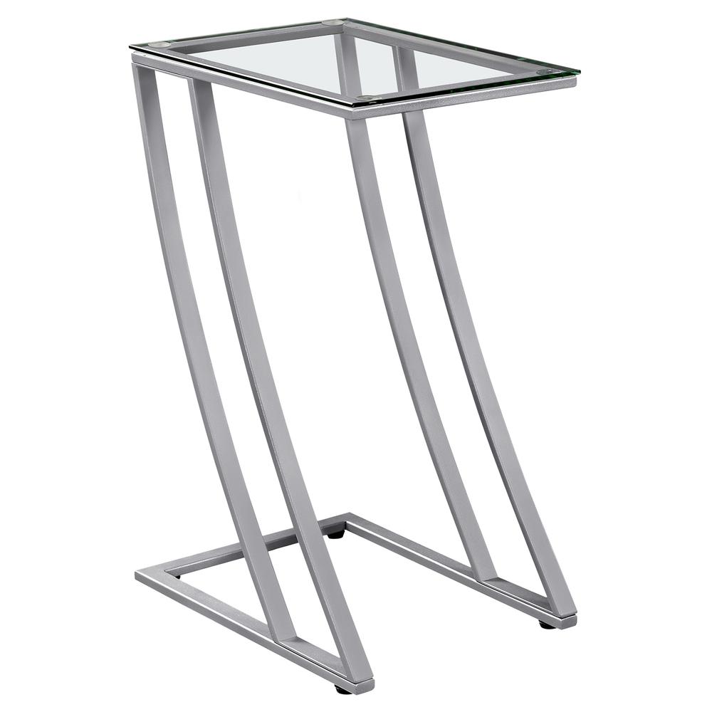 Accent Table, C-shaped, End, Side, Snack, Living Room, Bedroom. Picture 1