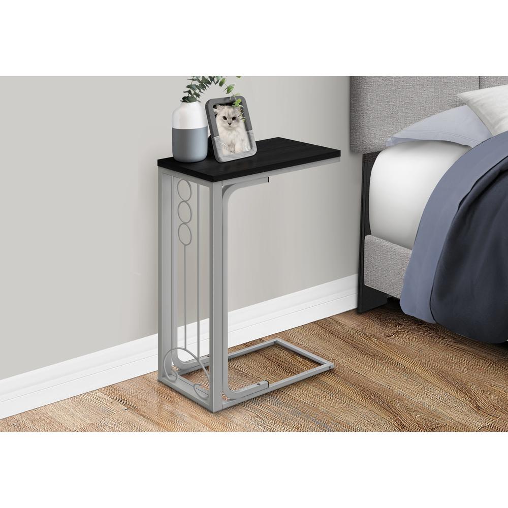 Accent Table, C-shaped, End, Side, Snack, Living Room, Bedroom. Picture 3