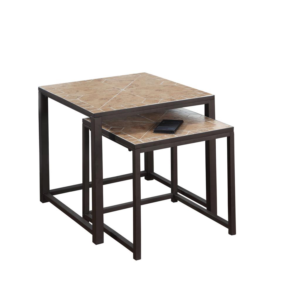 Nesting Table, Set Of 2, Side, End,. Picture 1