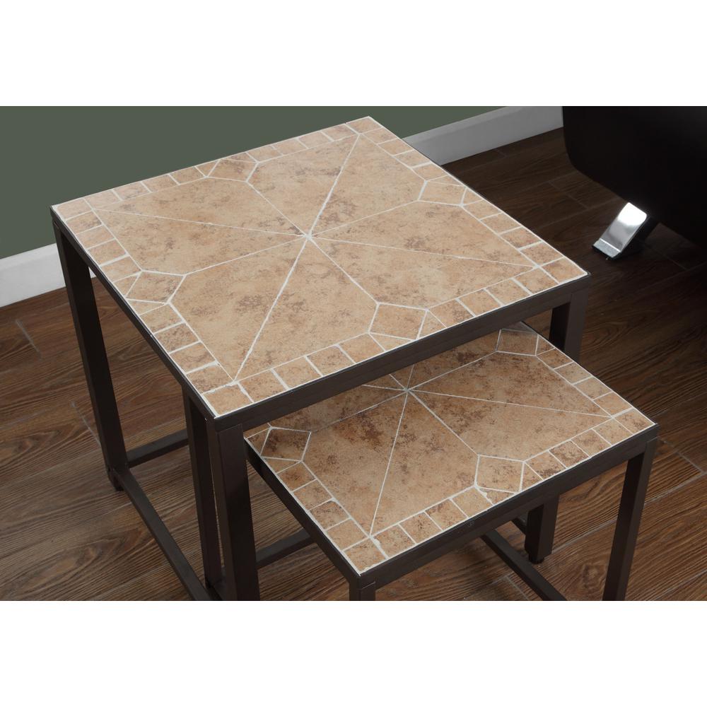 Nesting Table, Set Of 2, Side, End,. Picture 3