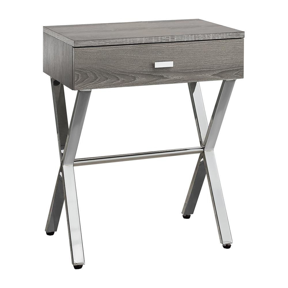 Accent Table, Side, End, Nightstand, Lamp, Storage Drawer, Living Room. Picture 1