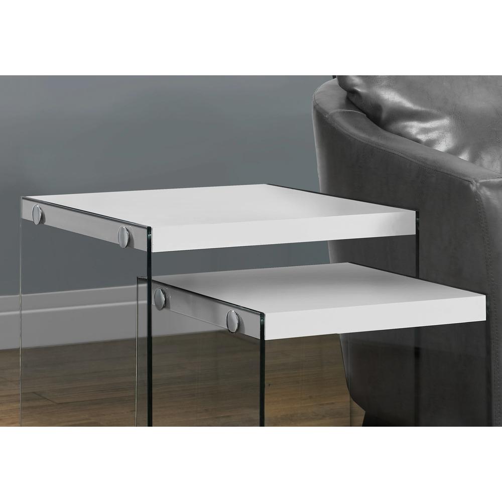 Nesting Table, Set Of 2, Side, End, Accent, Living Room, Bedroom. Picture 3