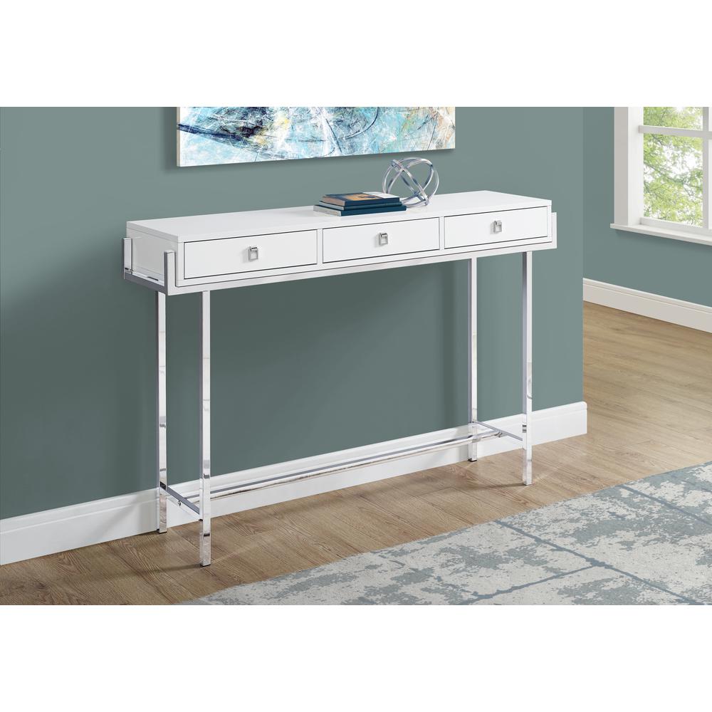 Accent Table, Console, Entryway, Narrow, Sofa, Storage Drawer. Picture 3
