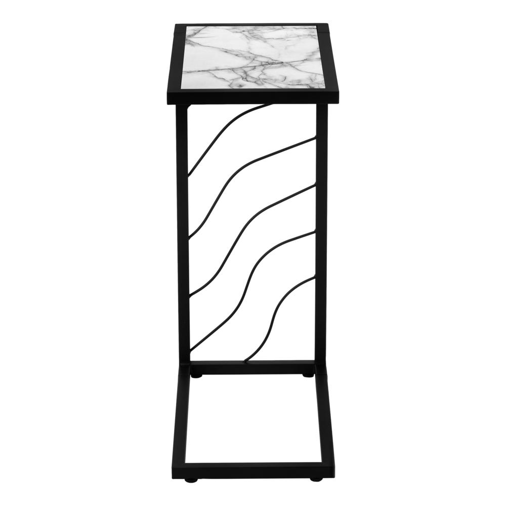Accent Table, C-shaped, End, Side, Snack, Living Room, Bedroom. Picture 3