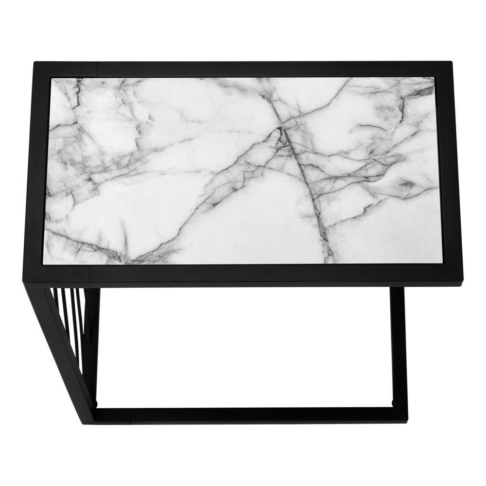 Accent Table, C-shaped, End, Side, Snack, Living Room, Bedroom. Picture 5