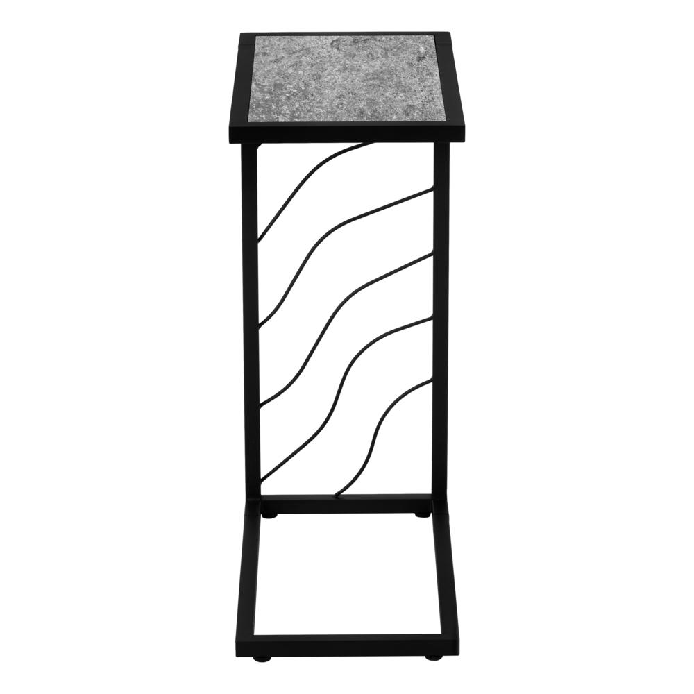 Accent Table, C-shaped, End, Side, Snack, Living Room, Bedroom. Picture 3