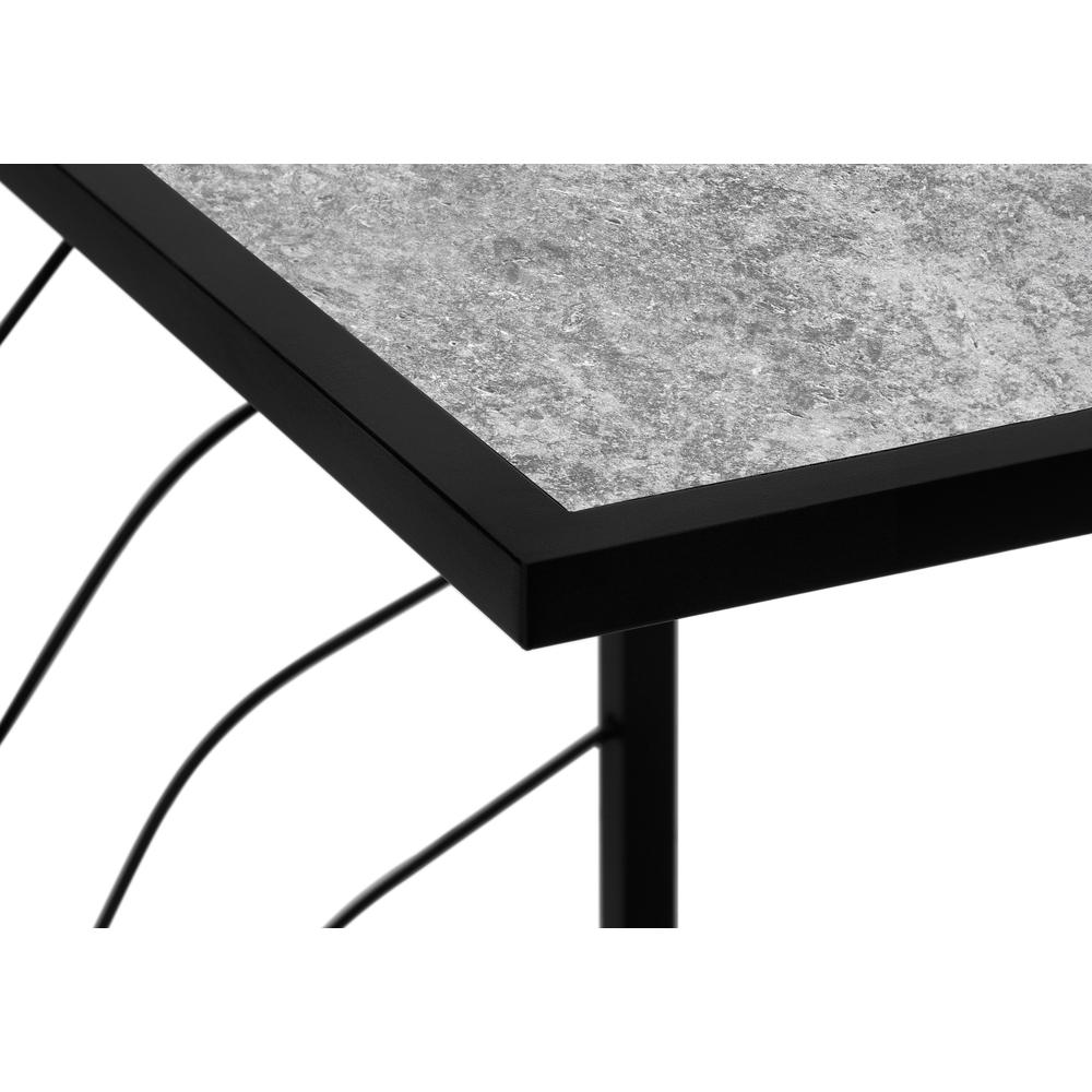 Accent Table, C-shaped, End, Side, Snack, Living Room, Bedroom. Picture 6