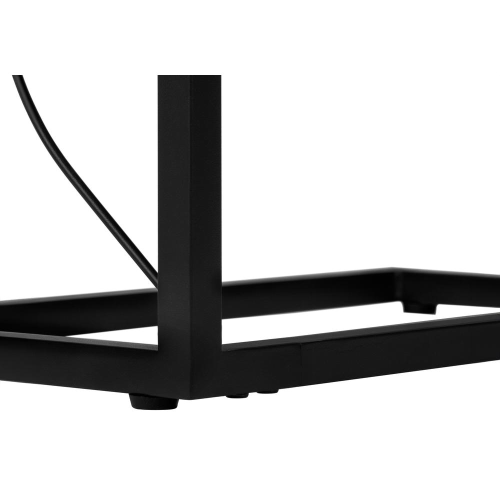 Accent Table, C-shaped, End, Side, Snack, Living Room, Bedroom. Picture 7