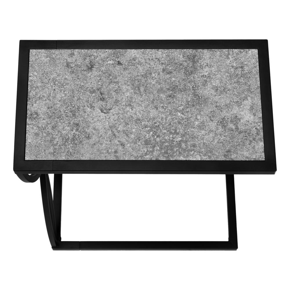 Accent Table, C-shaped, End, Side, Snack, Living Room, Bedroom. Picture 5