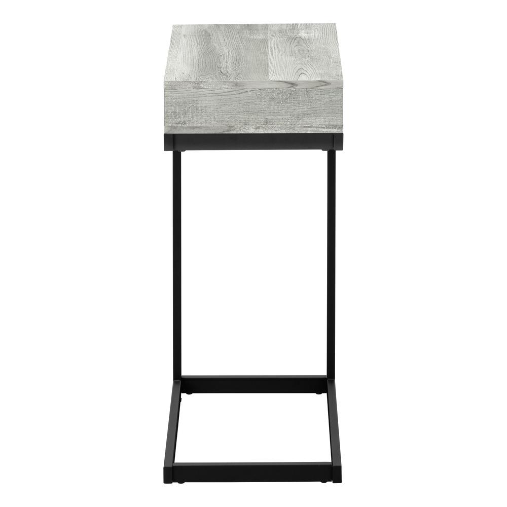 Accent Table, C-shaped, End, Side, Snack, Storage Drawer, Living Room. Picture 3