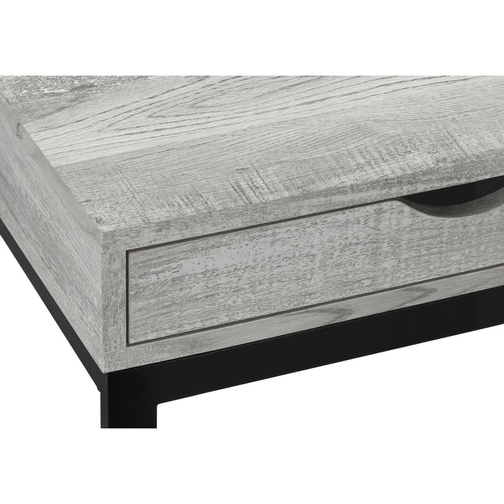 Accent Table, C-shaped, End, Side, Snack, Storage Drawer, Living Room. Picture 7