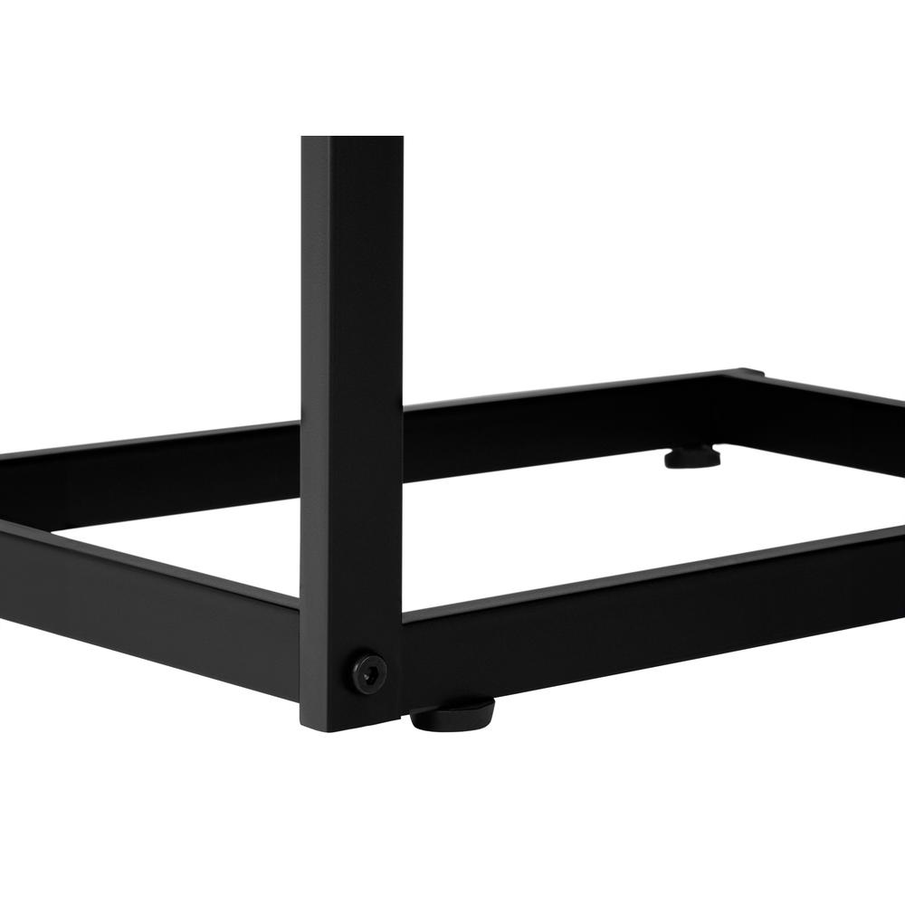 Accent Table, C-shaped, End, Side, Snack, Storage Drawer, Living Room. Picture 8