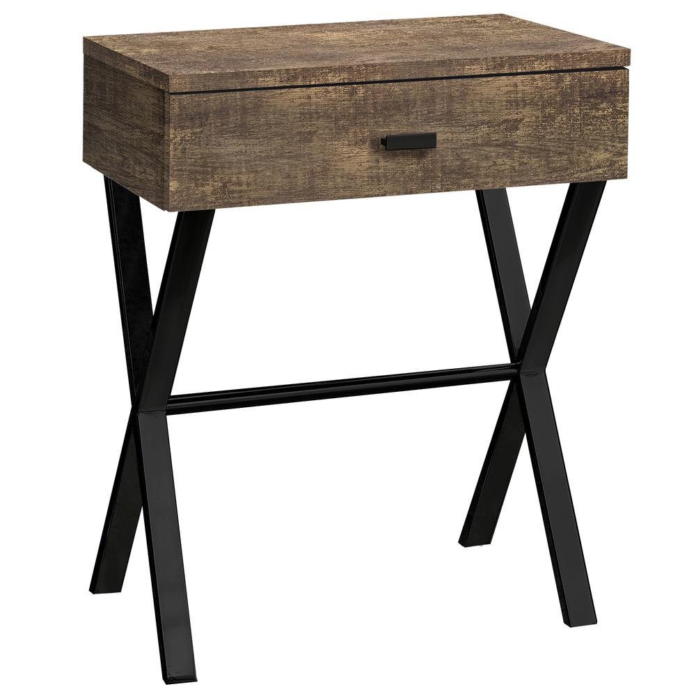 Accent Table, Side, End, Nightstand, Lamp, Storage Drawer, Living Room. Picture 1