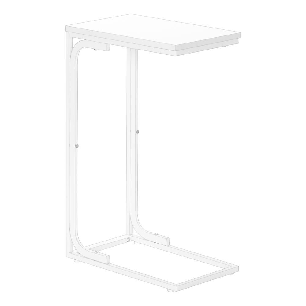 Accent Table, C-shaped, End, Side, Snack, Living Room, Bedroom. Picture 1