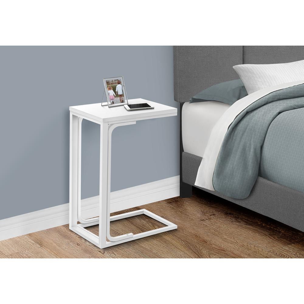 Accent Table, C-shaped, End, Side, Snack, Living Room, Bedroom. Picture 9