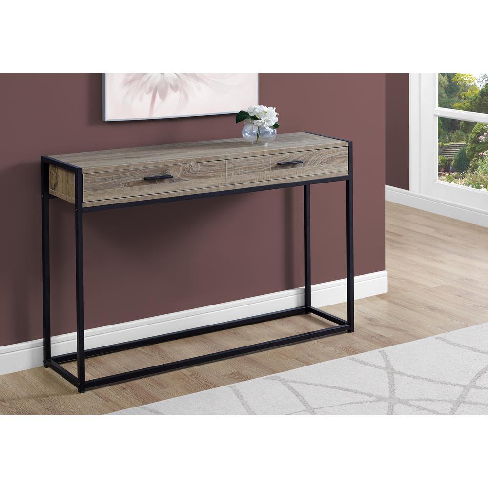 Accent Table, Console, Entryway, Narrow, Sofa, Storage Drawer, Living Room, Bed. Picture 3