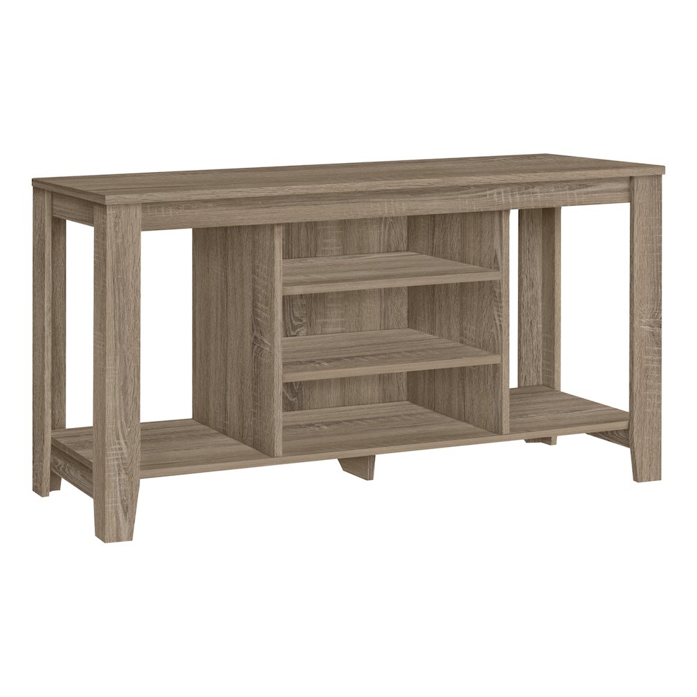 Tv Stand, 48 Inch, Console, Media Entertainment Center, Storage Shelves. Picture 1
