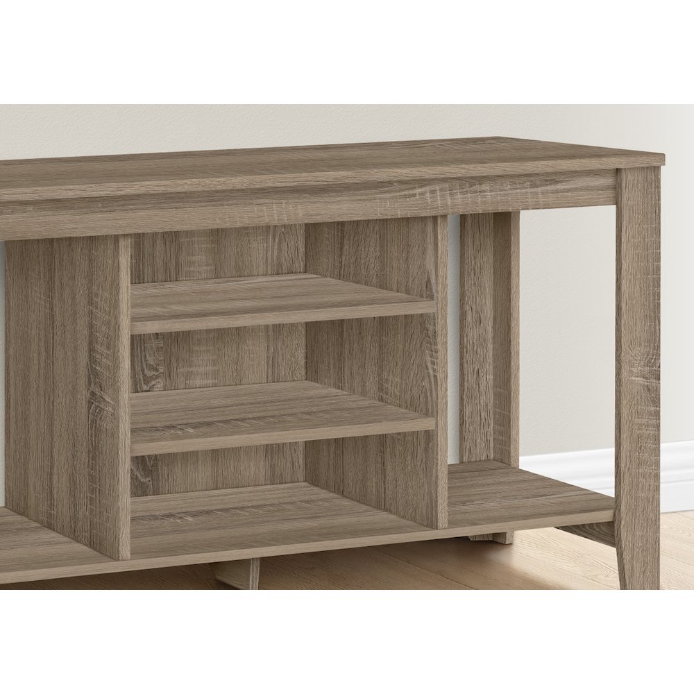 Tv Stand, 48 Inch, Console, Media Entertainment Center, Storage Shelves. Picture 3