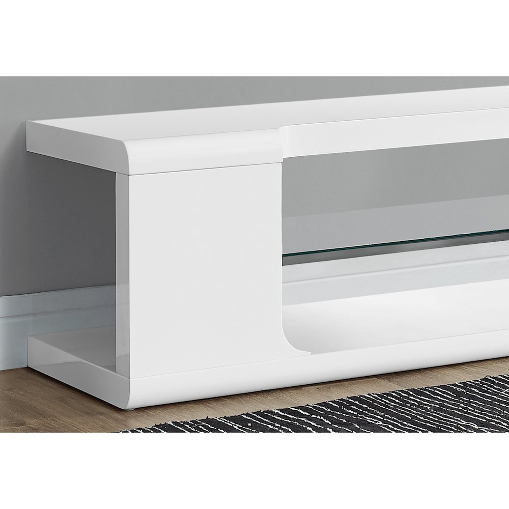 Tv Stand, 60 Inch, Console, Media Entertainment Center, Storage Shelves. Picture 3