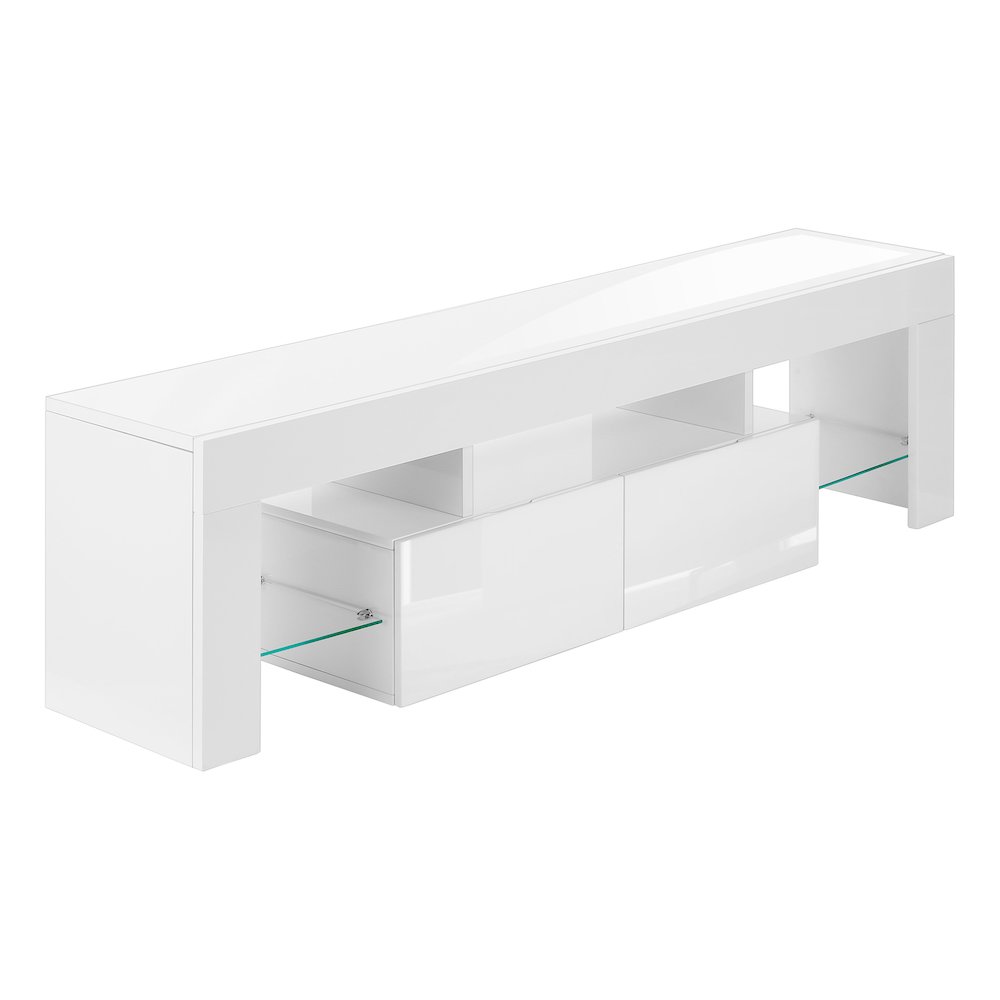 Tv Stand, 63 Inch, Console, Media Entertainment Center, Storage Cabinet. Picture 1