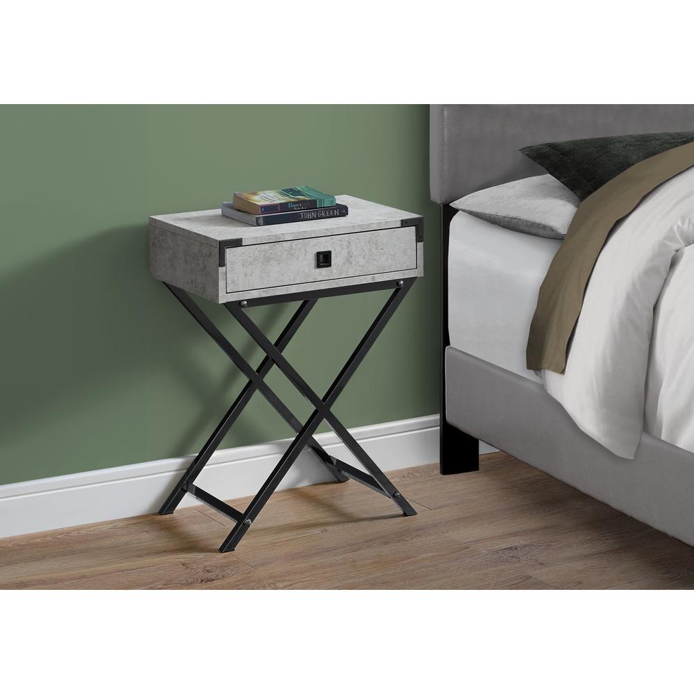 Accent Table, Side, End, Nightstand, Lamp, Storage Drawer, Living Room. Picture 3