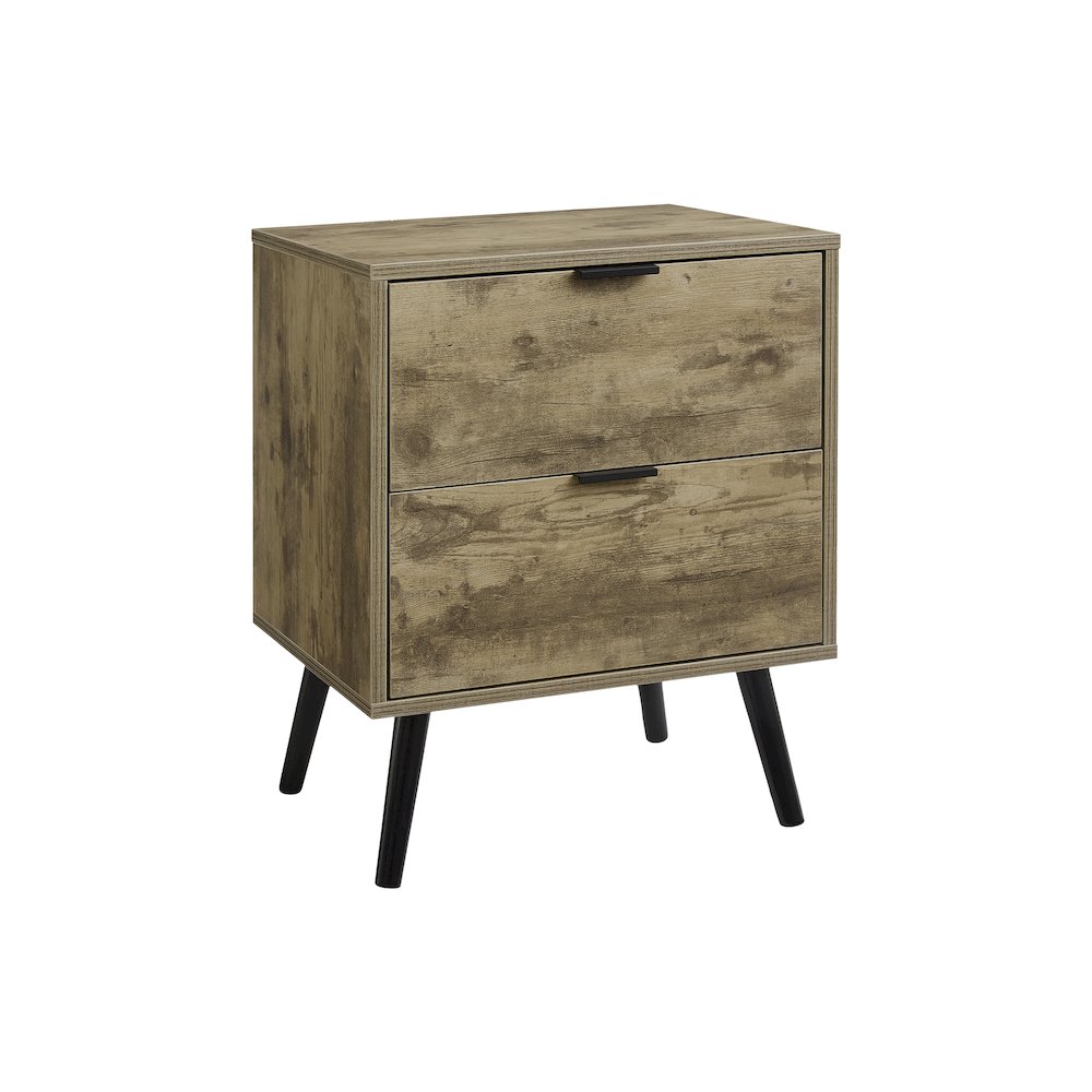 Accent Table, Storage Drawer, Light Brown Laminate, Modern, Contemporary. Picture 1