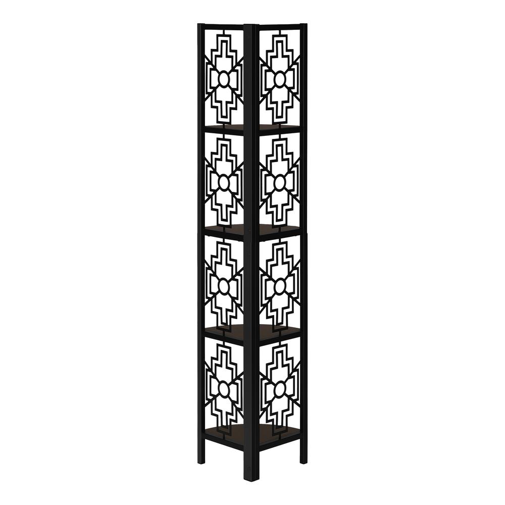 Bookshelf, Bookcase, Etagere, Corner, 4 Tier, 62H, Office, Bedroom. Picture 3