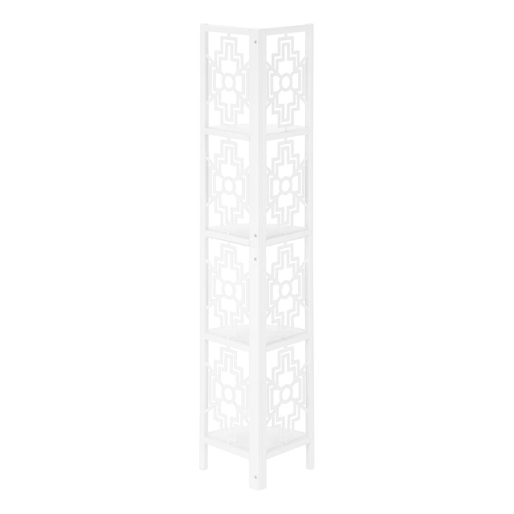 Bookshelf, Bookcase, Etagere, Corner, 4 Tier, 62H, Office, Bedroom. Picture 3