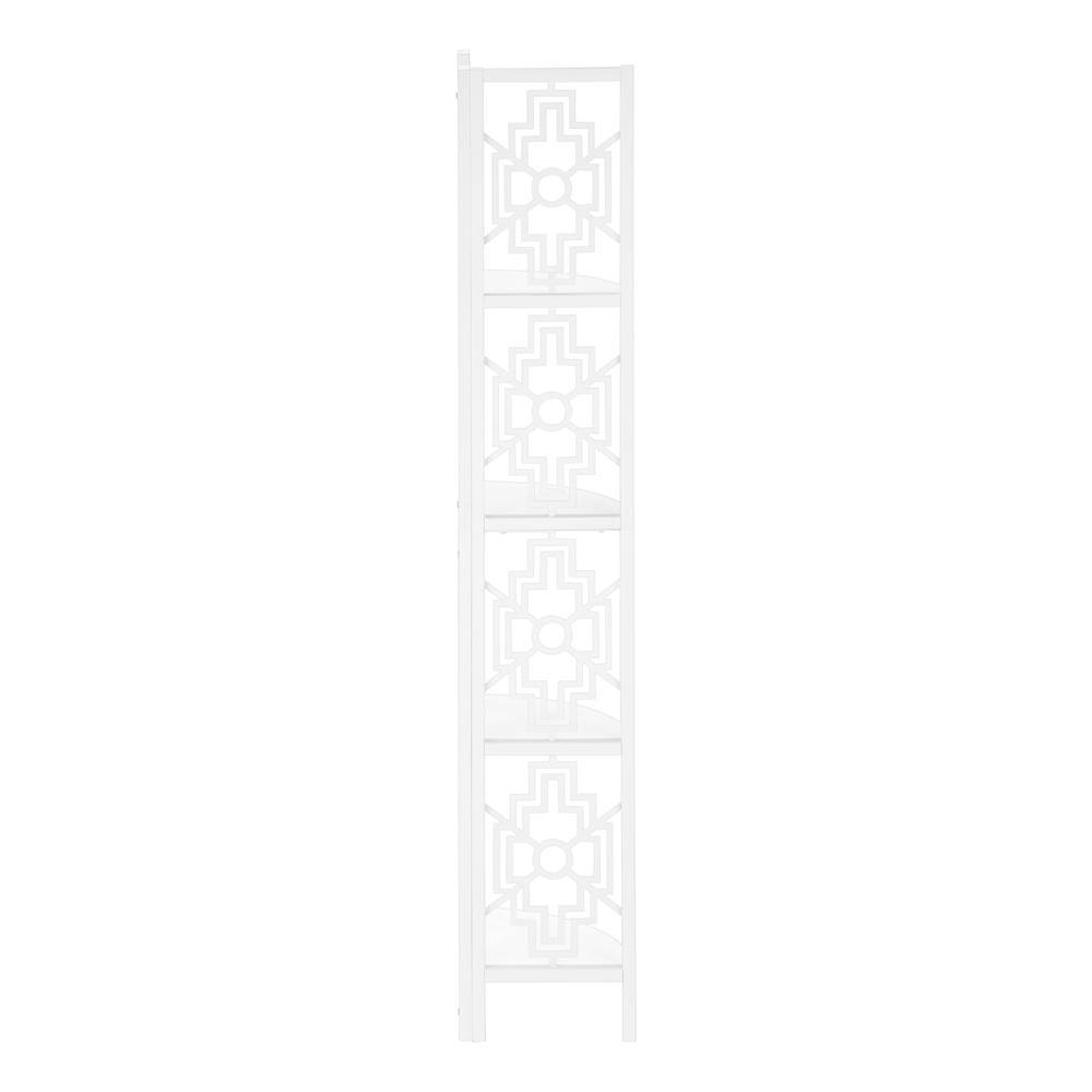 Bookshelf, Bookcase, Etagere, Corner, 4 Tier, 62H, Office, Bedroom. Picture 4