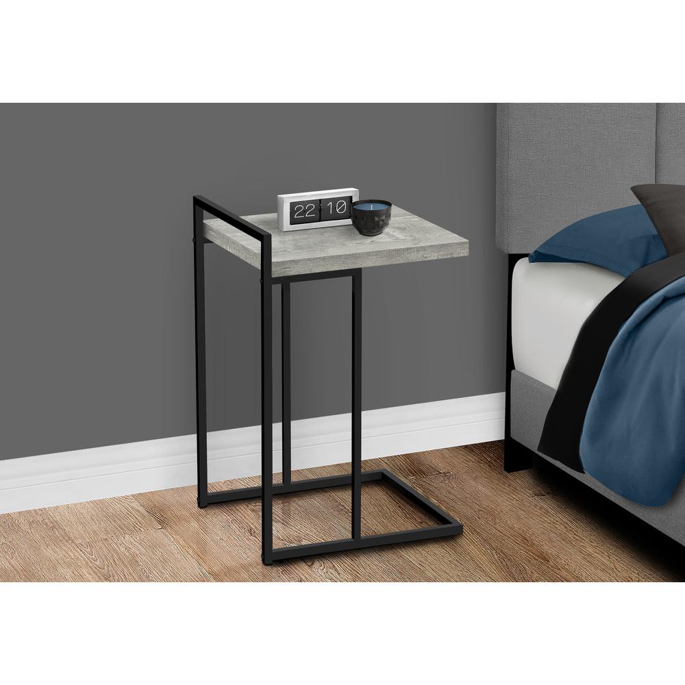 Accent Table, C-shaped, End, Side, Snack, Living Room, Bedroom. Picture 9